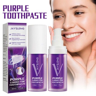 V34 Colour Corrector Purple Teeth Whitening Sensitive Toothpaste Oral Hygiene