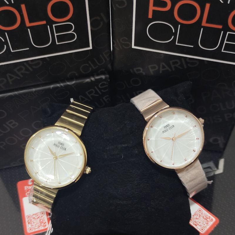 🔥🔥ส่งเร็วParis Polo Club นาฬิกาผู้หญิง รุ่น 3PP-2111840L  สีโรสโกลด์ /สีทอง