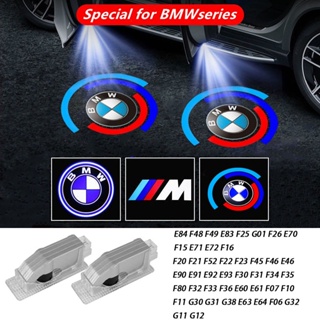 2PCS BMW ไฟต้อนรับ 1 Series 3 Series 5 Series 7 Series X1X3X5X7 ชุดติดตั้งเพิ่มไฟโปรเจคเตอร์ใช้ได้กับรถ BMW ทุกรุ่น