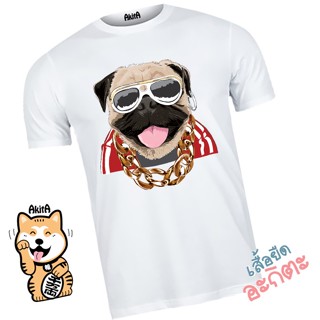 เสื้อยืดลายหมาปั๊กฮิปๆ Pug dog T-shirt_02