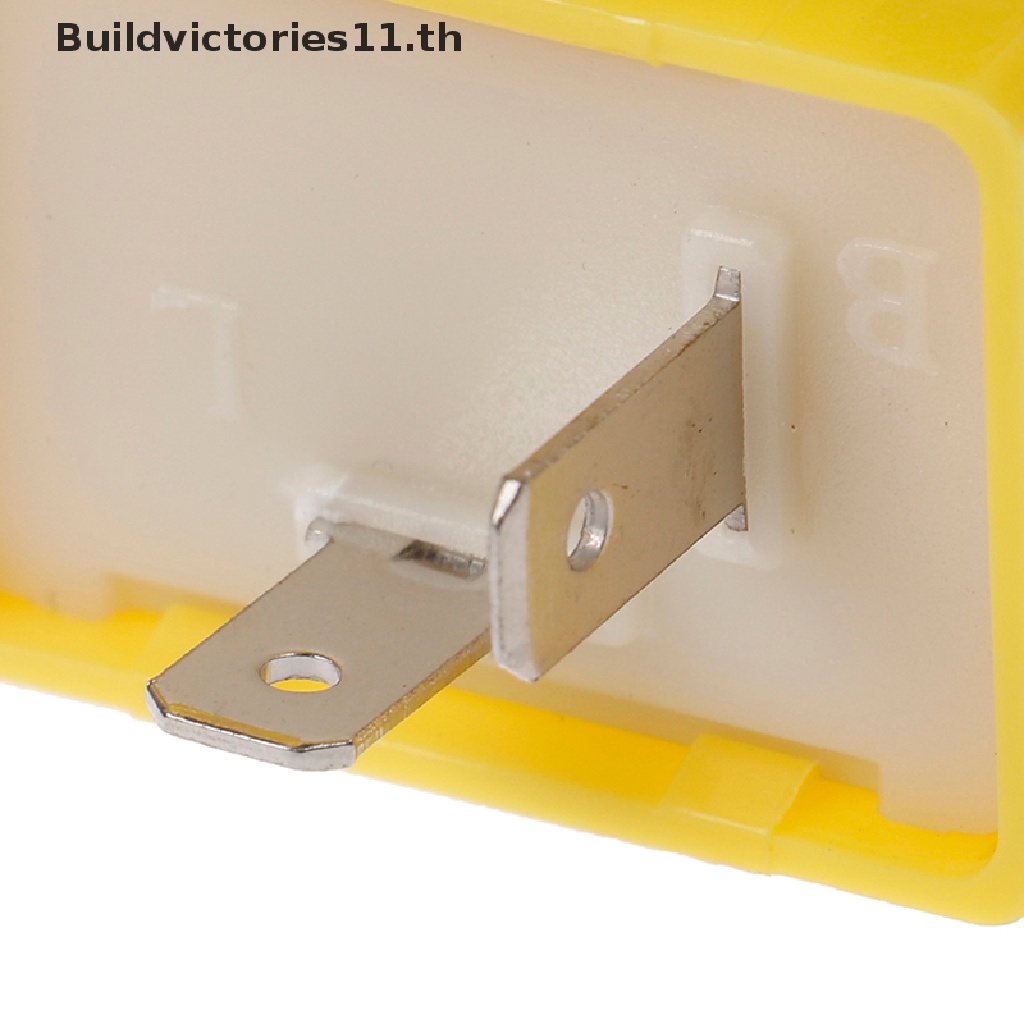 Buildvictories11 รีเลย์สัญญาณไฟเลี้ยว LED 12V 2 Pin ปรับได้ TH