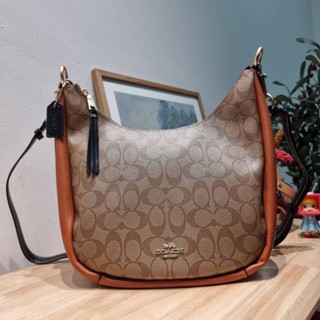 COACH CF350 JULES HOBO IN COLORBLOCK SIGNATURE CANVAS