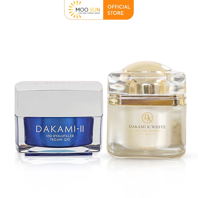 [Combo 2 ] Dakami II Whitening Cream , Fade Pigmentation 30gr - Dakami K-White Anti-Aging, Skin Recovery 30gr
