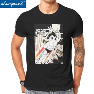 Men T-Shirt Mens Astroboy Casual Cotton Tees Short Sleeve Astro Boy Mighty Atom T Shirt Round Collar Clothing New _02