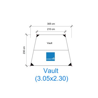 SNOWPEAK VAULT กราวชีท ตรงรุ่น ขนาดห้องนอน