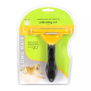 Pet Dog Cat Brush Grooming Tool หวีขนสัตว์เลี้ยงที่สะดวก หวีกำจัดขนสำหรับสุนัข 👍แนะนำเป็นอย่างยิ่ง