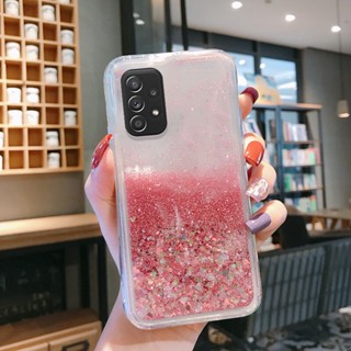 เคสโทรศัพท์มือถือ Samsung A23 A73 A53 A52 A52S A33 A72 A32 A13 4G 5G กันกระแทก ลายกลิตเตอร์ ระยิบระยับ สําหรับ