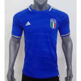 เสื้อกีฬาแขนสั้น ลายทีมชาติฟุตบอล Italy Home เกรด AAA ไซซ์ S - XXL เบอร์ 23-24