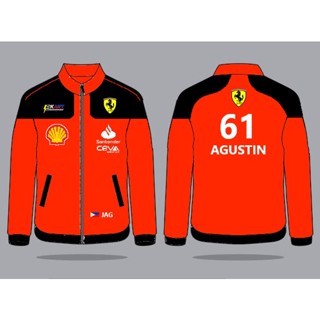 เสื้อแจ็กเก็ตขี่จักรยานยนต์ F1 แบบแห้งเร็ว แต่งซิป สําหรับผู้ชาย 2023