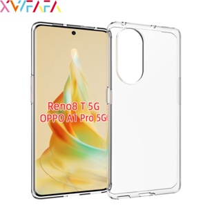 เคสโทรศัพท์มือถือ ซิลิโคนนุ่ม TPU ใส บางมาก สําหรับ OPPO Reno8T 5G Reno8 Pro 7 8 Lite Rnoo 7 Lite Find X5 Lite X5 Pro A78 A77 A57 A56S A96 A76 A36