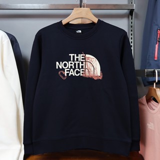 ใหม่ เสื้อกันหนาว คอกลม แขนยาว ลาย North Face สําหรับผู้ชาย และผู้หญิง 5JX7 | Nf0a5jx7