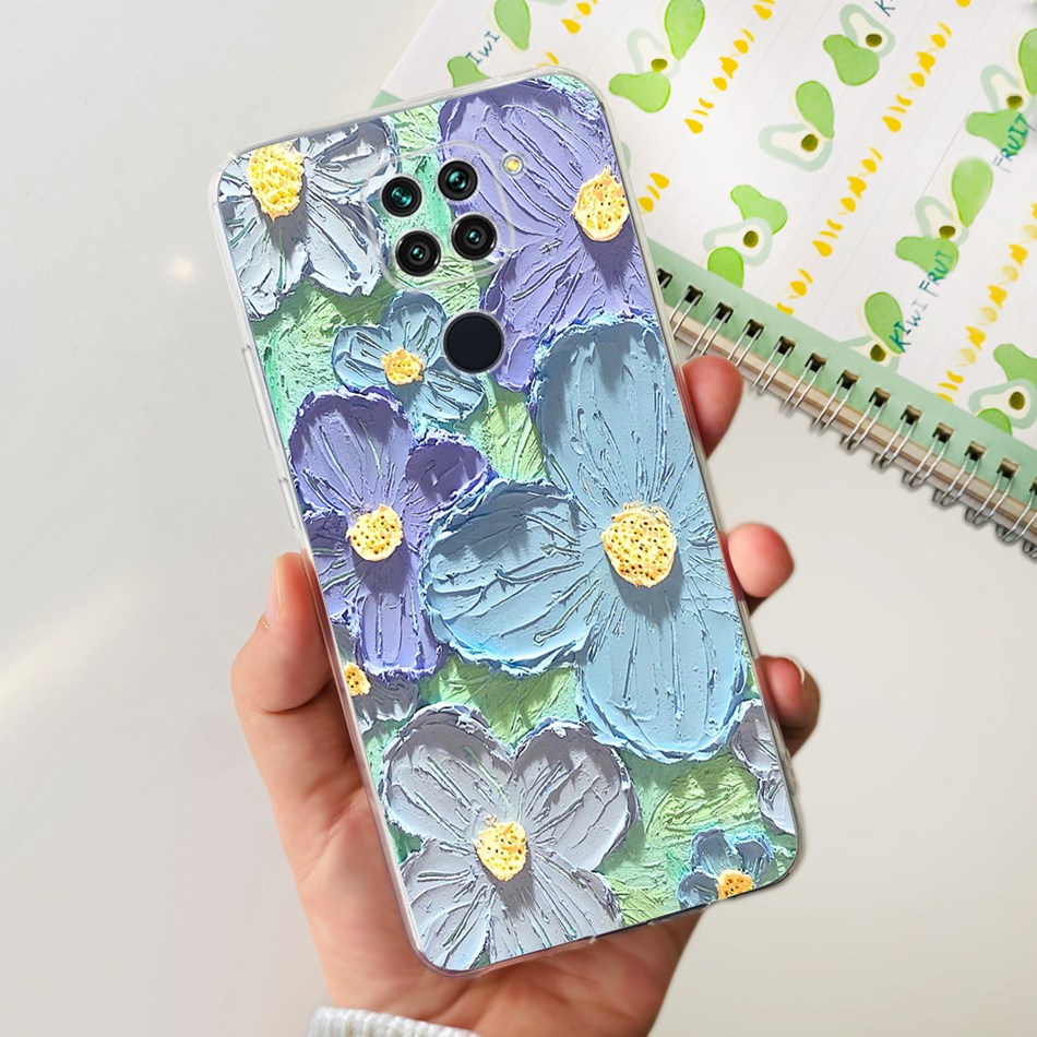 Xiaomi Redmi Note 9 9S Note9 Pro Max 9Pro เคสโทรศัพท์ซิลิโคน TPU แบบนิ่ม ลายแมวไดโนเสาร์น่ารัก