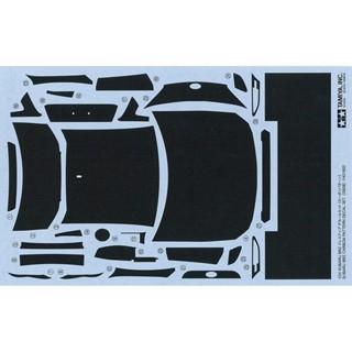 12658 1/24 SUBARU BRZ CARBON PATTERN DECAL SET