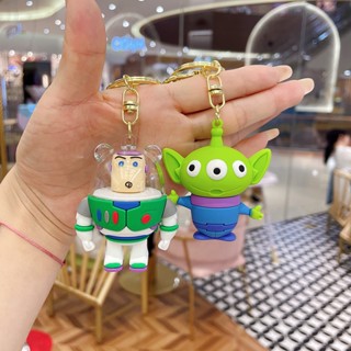 พวงกุญแจ จี้การ์ตูน Buzz Lightyear Toy Story สําหรับแขวนกระเป๋าเป้สะพายหลัง