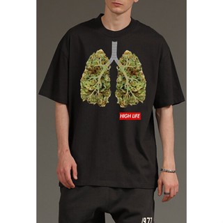 2023【New】ใหม่ Gildan - เสื้อยืดลําลอง แขนสั้น พิมพ์ลาย Cannabis Hash Lungs Drugs Weed Bong Sativa 3894Dtg ของขวัญวันเกิด