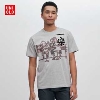 【พร้อมส่ง】Uniqllo เสื้อยืดแขนสั้น พิมพ์ลาย ARCHIVE สําหรับผู้ชาย และผู้หญิง