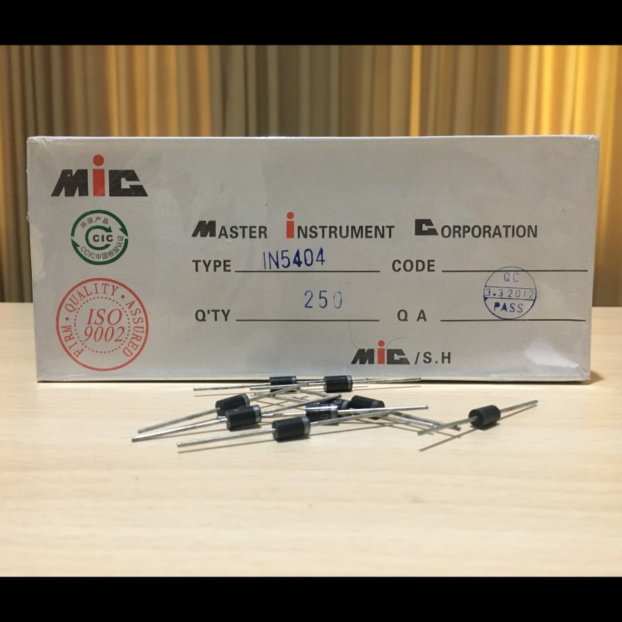 วงจรเรียงกระแสไดโอด 1N5404 1N 5404 IN5404 IN5404 3A 400V