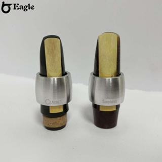 ⭐ Hot Sale ⭐【Fast Delivery】Saxophone  Mouthpiece Ligature Reed Clip Clamp Metal Ring For Alto Sax Clarinet