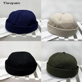 &lt;Yiwuyuan&gt; หมวกบีนนี่ ผ้าถัก ไร้ขอบ ลายหัวกะโหลก สไตล์ฮิปฮอป สตรีท แบบพกพา แฟชั่น สําหรับผู้ชาย ผู้หญิง