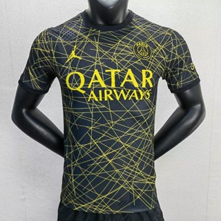 [Player Version] เสื้อยืดแขนสั้น พิมพ์ลาย Paris Saint-Germain Third Away คุณภาพสูง 2223