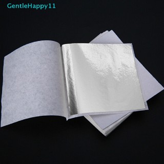 Gentlehappy แผ่นกระดาษฟอยล์สีทอง สําหรับตกแต่งงานฝีมือ 100 แผ่น