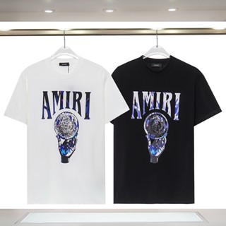 Amr เสื้อยืดแขนสั้นลําลอง แฟชั่นสําหรับผู้ชาย และผู้หญิง