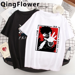 Anime Boku No Hero Academia Todoroki Cute T-Shirt Men Bakugou My Hero Academia Graphic Dabi Top Hip Hop Style Male_04