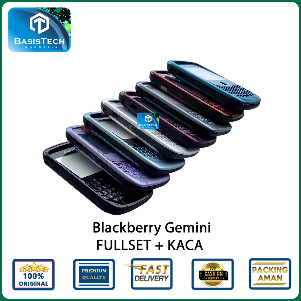 ที่อยู่อาศัย CASING BLACKBERRY BB GEMINI 8520 FULLSET คุณภาพดั้งเดิม