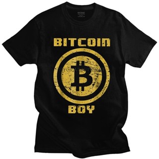 J เสื้อยืดแขนสั้น ผ้าฝ้าย พิมพ์ลาย Cryptocurrency Bitcoin Btc Blockchain Geek สไตล์วินเทจ แฟชั่นสําหรับผู้ชาย_05