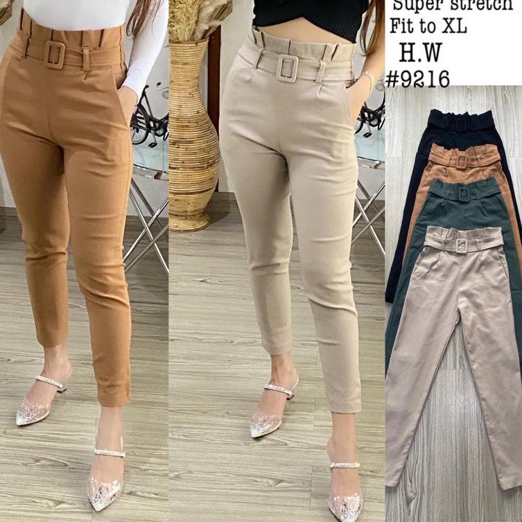 เทรนด์ล่าสุดในการนําเข้ากางเกงผู้หญิงกางเกงยีนส์นุ่มยืด9216