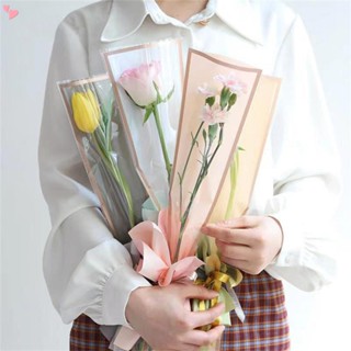 ถุงกระดาษใส่ดอกไม้ กันน้ํา สีโรสโกลด์ 50 ชิ้น สําหรับวันวาเลนไทน์