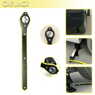 Labor-saving Car Scissor Jack Ratchet Wrench Tire Wheel Lug Handle Repair Tool