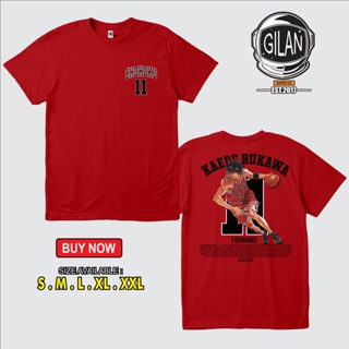 tshirt เสื้อยืด ลายการ์ตูนอนิเมะ Sakazuki SLAM DUNK KAEDE RUKAWA(S-5XL)