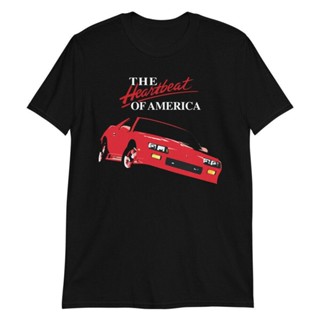 Retro 1991 Red Chevy Camaro Heartbeat of America Short-Sleeve T-Shirt_03