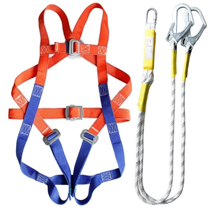 อุปกรณ์เซฟตี้/สายรัดนิรภัย/Hernes/สายรัด/Herness-ตะขอคู่