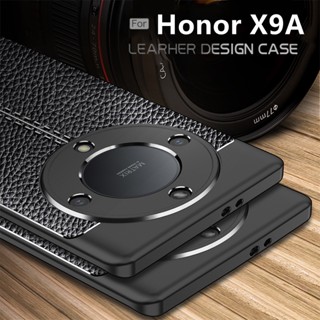 Lenuo เคสโทรศัพท์หนัง TPU นิ่ม กันกระแทก รอบด้าน สําหรับ Honor X9a