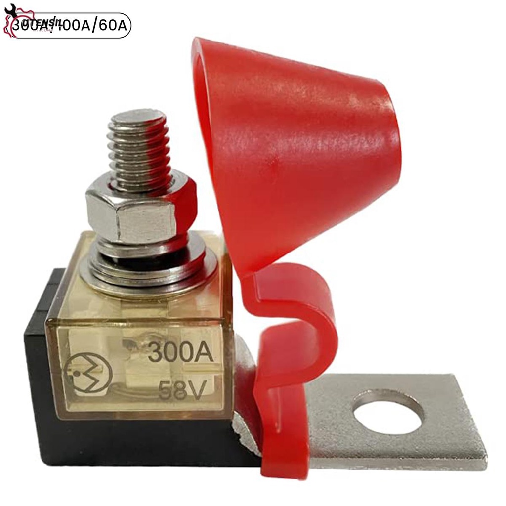 60/100/300amp MRBF Terminal Fuse Block Kit Single Stud 5/16 (M8) High-Amp Marine Rated แบตเตอรี่ฟิวส์ IP66 กันน้ํา SHOPSBC3001 – โปรปัง