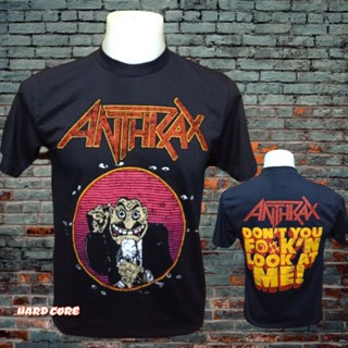 G0R9 เสื้อวง ANTHRAX วงร็อคในตำนาน ไม่มีตะเข็บข้าง คอฟิต ป้ายUS เสื้อวินเทจ เสื้อทัวร์ วงดนตรีร็อคต่างประเทศ   รอง     ค