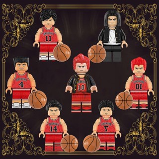 Slam DUNK Sakuragi Hanamichi Akagi Takenori บล็อคตัวต่อของเล่น ของขวัญวันเกิด สําหรับเด็ก DIY