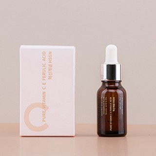 Hsgn Innovative Concept 15% Pure Vitamin C E Ferulic Acid Serum Ampoule 15ml ไวท์เทนนิ่งสปอต &amp; ฝ้า / จากโซล, เกาหลี