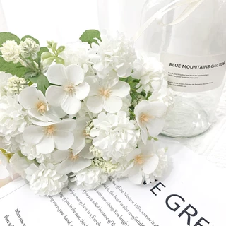 Dualswish Mini Bulbous Chrysanthemum Flower Ball Silk สําหรับตกแต่งงานแต่งงานเจ้าสาว Flores ตกแต่งบ้านจําลอง Flow