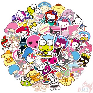 50 ชิ้น / ชุด ❉ สติกเกอร์ ลายการ์ตูน Sanrio Kawaii Character Mixed Series 07 สําหรับติดตกแต่ง ❉ Q สติกเกอร์ ลาย Melody Kuromi Kerokero Keroppi Cinnamoroll Hello Kitty สําหรับตกแต่งกระเป๋าเดินทาง แล็ปท็อป สเก็ตบอร์ด DIY