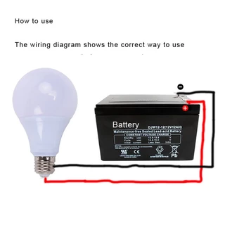 หลอดไฟ LED E27 DC 12V 10W 15W 20W 30W 40W ความสว่างสูง สําหรับตั้งแคมป์