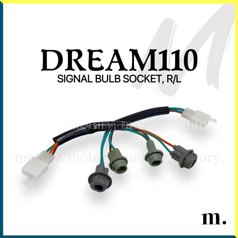 HONDA DREAM110 SIGNAL BULB SOCKET (R/L) EX5DREAM110 EX5 DREAM 110