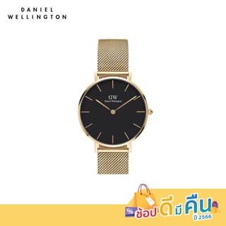 Daniel Wellington นาฬิกาข้อมือ Petite Evergold YG Black 32มม สีทอง