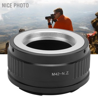 Nice photo NEWYI M42-Z วงแหวนอะแดปเตอร์เลนส์สำหรับเลนส์เมาท์ M42 สำหรับตัวกล้อง Nikon Z Mount