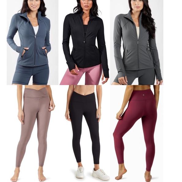 ● 90 องศา By Reflex - Carbon Interlink Full Zip Track Jacket & เลกกิ้ง ✫