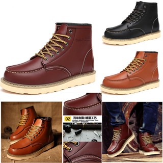 พร้อมส่ง Dr Martens รองเท้าบูทมาร์ติน ข้อสั้น หนังวัว ใส่สบาย สําหรับผู้ชาย KR9O