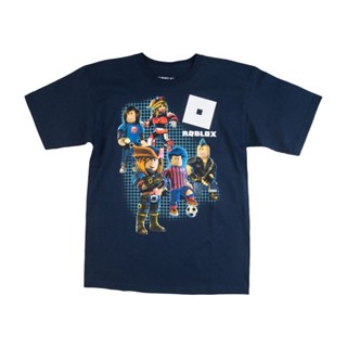 Roblox M 10_12 Navy เสื้อยืดลายคริสต์มาสสำหรับผู้ชาย_04