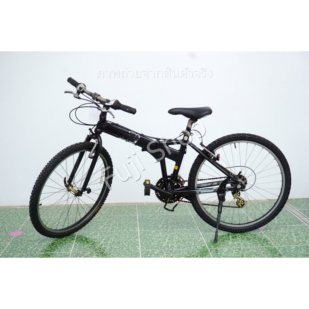 จักรยานพับได้ญี่ปุ่น - ล้อ 26 นิ้ว - มีเกียร์ - อลูมิเนียม- Dahon Espresso - สีดำ [จักรยานมือสอง]